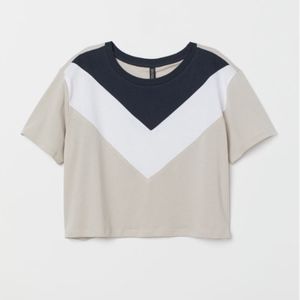 H&M Color-block T-shirt